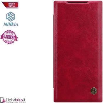 Odinis dėklas Nillkin qin serijos - raudonas (Samsung Note 20)